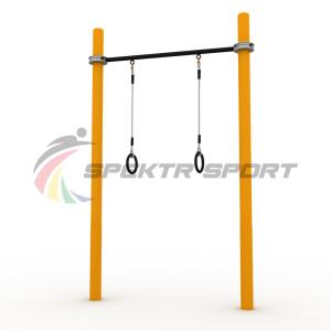 Купить Турник классический для занятий Воркаут с кольцами SP WRK-07 + Rings_76mm в Починоке 