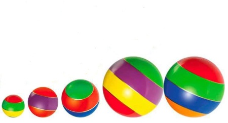 Купить Мячи резиновые (комплект из 5 мячей различного диаметра) в Починоке 